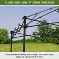 thumbnail image 4 of AKDSteel 2.2 x 2.2m Pop-Up Gazebo Tent, Easy Assembly, Waterproof And Uv-Resistant Outdoor Shelter With Heat Insulation And Side Panel, 4 of 8