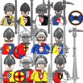 thumbnail image 3 of Bloques de construcción militares, figuras de soldados, regalos, juguetes, armas, caballero Medieval, legión, faraón egipcio, la guerra de las rosas, tienda de campaña de caballos de guerra, 3 of 4