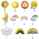 thumbnail image 3 of Billuyoard 1 Uds. Conjunto de globos de papel de aluminio para fiesta, globos de papel de aluminio Mylar, globos brillantes para fiesta de Kits de decoración para fiestas Arcoíris 25 pulgadas, 3 of 6