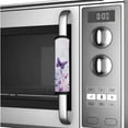 thumbnail image 4 of SEANATIVE Neoprene Fridge Microwave Door Handle Covers Set of 6 Protective Electrical Appliance Decor Handles Waterproof Kitchen Decorations Keep Off Smudges Fingerprints, Butterfly Flowers Violet, 4 of 7