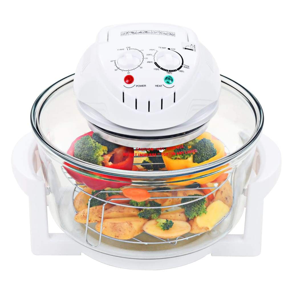 vidaXL Halogen Convection Oven with Extension Ring 1400 W 4.5 gal -