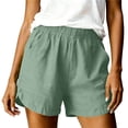 thumbnail image 7 of ByworldtasicNo Boundaries Women's Shorts Lightweight Summer Casual Elastic Waist Comfy Shorts Lounge Beach Bottom Shorts, 7 of 7