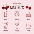 thumbnail image 3 of Matteo's Sugar Free Fruit Flavoring Syrup, Cherry, Delicious Coffee Syrup, 0 Calories, 0 Sugar, Keto Friendly (750mL, Single Bottle), 3 of 5