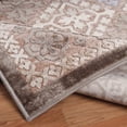 thumbnail image 5 of Modern Polyester and Cotton Diamond Geometric Indoor Area Rug - 5' x 8', Sand-Olive Green, 5 of 8