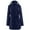 Navy, variant on Sentmoon Ladies Jackets Oversized Hooded Neck Long Sleeve Womens Ski Coat Zipper Solid Color Windproof Waterproof Womens Clothes Fall and Winter Stylish for Sports