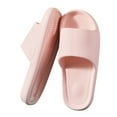 thumbnail image 4 of Shower Slippers, Soft Deformation Resistant Anti Skid Thick Sole Bathroom Slippers Light  for Kitchen Black,Pink, 4 of 8