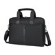 thumbnail image 1 of Bolso de negocios para hombre, maletín, bolso para portátil, bolso de hombro para viajes de negocios Película de cuero PU negra, 1 of 9