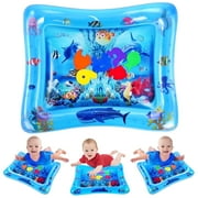 Vatos Tummy Time Inflatable Water Play Mat for Infants and Baby, Toddlers Toy Gifts Aged 3+ Months