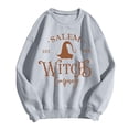 thumbnail image 3 of LINGLANG Womens Salem Witch Sweatshirt Halloween Letter Graphic Shirt Crewneck Pullover Top Long Sleeve Vintage Witchy Fashion Clothing, 3 of 3