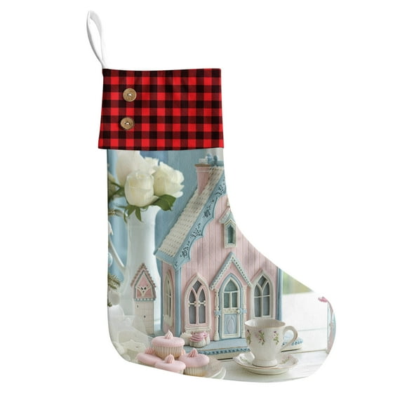 Jamicy Holiday Socks Christmas Presents Christmas Stockings Personalized Hanging Stocking Christmas Decor Family Xmas Holiday Party Gift