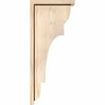 thumbnail image 3 of 5 1/2"W x 12"D x 28"H New Brighton Smooth Corbel w/Backplate, Douglas Fir, 3 of 9