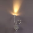 thumbnail image 3 of y 3W LED Light Picture Lamp Fixture Flexible Pipe with Button Plug-in White Finish Warm White, 3 of 5