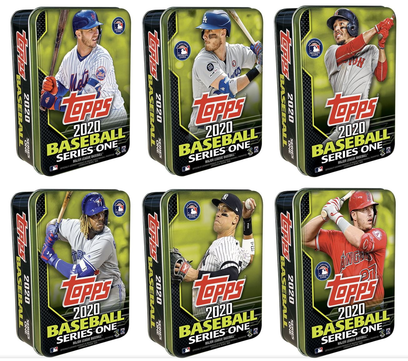 2020 Topps Series 1 MLB Baseball Tin Full Sidekick 6 Tins per Bundle