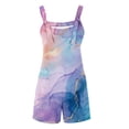 thumbnail image 3 of Trajes de Mujer Casual, Verano Impreso Cremallera Correa de Camisola Traje Corto Hecho de 90% Poliéster 10% Spandex, Trajes Cortos para Mujeres, 3 of 5