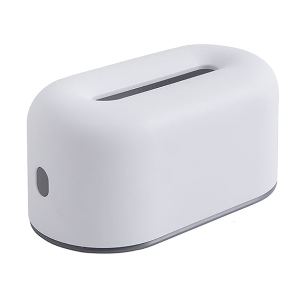 Yuarrent Caja de almacenamiento de pañuelos, soporte de papel, servilletero de mesa, dispensador impermeable, hogar, oficina, cocina, coche, baño, Almacenamiento y organización del hogar Blanco Yuarrent HA079881-01