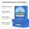 PUPMATE Dog Paw Pad Balm HYZ01 2 oz Heals & Moisturizes Dry, Cracked