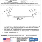 Rigid Hitch, Class III Trailer Hitch, Black Steel, 5000 lbs Capacity, Compatible with 2024-2026 Toyota Grand Highlander, Model R3-0526 - Made in U.S.A.