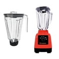 thumbnail image 1 of Licuadora Bosstech 550W Vaso de Vidrio+Plástico 2L Perilla 3Vel Rojo, 1 of 5