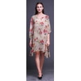 thumbnail image 2 of Bimba Caftan Court Aquarelle Robe Midi Plage Maillot de Bain par-Dessus WomensKaftan-4X-5X, 2 of 5