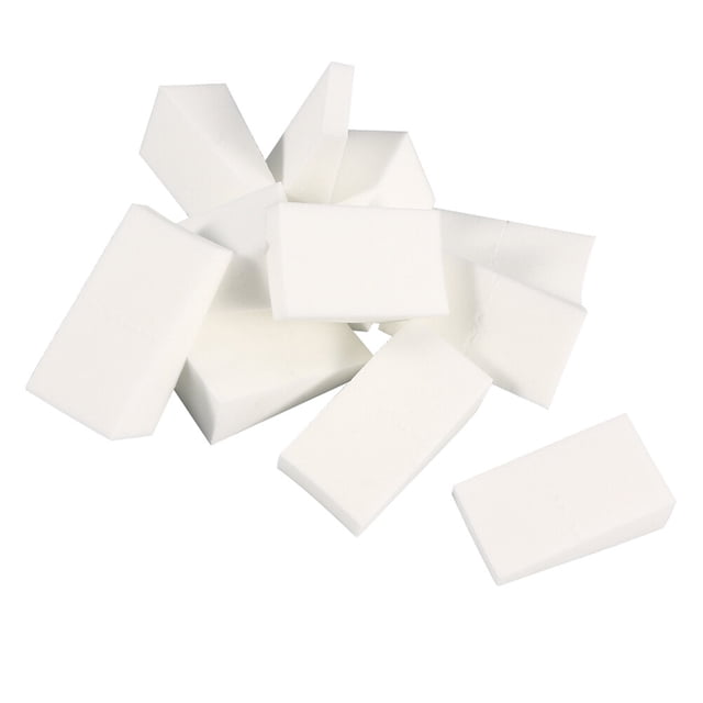 EeaseMX 24 borlas triangulares para maquillaje facial, aplicadores de rubor y cosméticos.