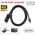 thumbnail image 2 of Compatible Con Cable Mini Displayport A Hdmi Compatible Con Cable De Video 4K*2K Mini Dp A Hdmi Methold EL016896-02, 2 of 5