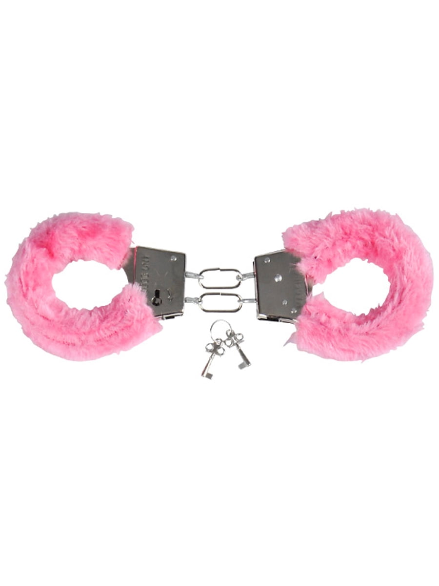 Rhode Island Novelty Valentines Day Pink Fuzzy Furry Lovers Handcuffs