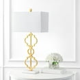 thumbnail image 5 of JONATHAN Y Selina 32" Iron Ogee Trellis Modern LED Table Lamp, Gold, JYL3072A, 5 of 7