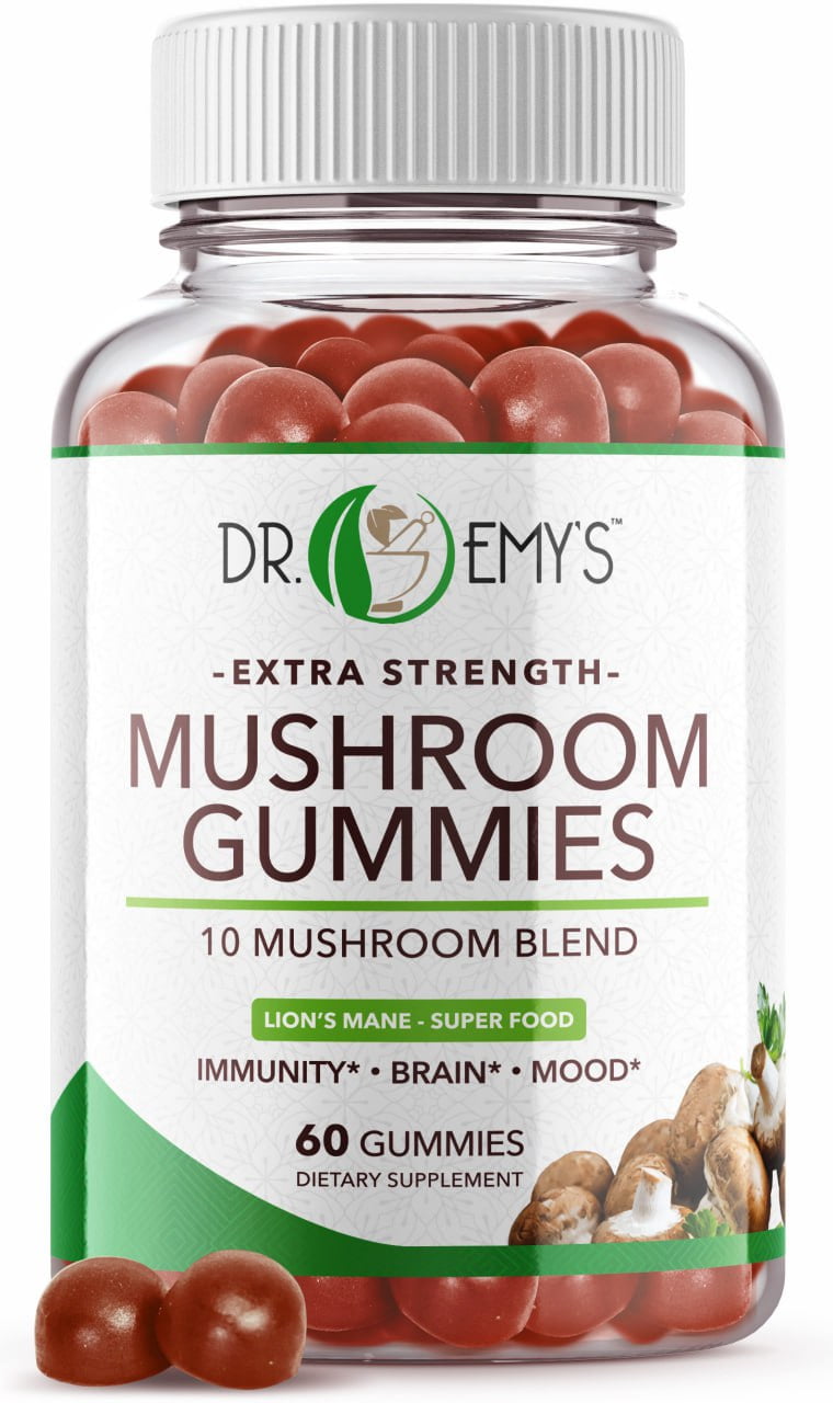 Mushroom Gummies Supplement 10 Mushroom Blend