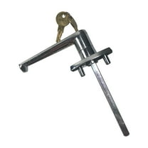 Locking L-Handle With 2 Keys Blind Mount