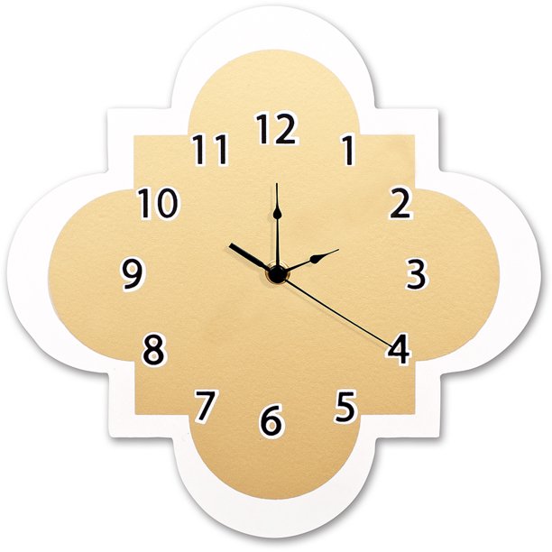 Gold Wall Clock