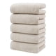 thumbnail image 2 of Toallas de algodón, paquete de 5 unidades, 78 x 34 x 1 cm, toallas faciales y paños de secado rápido, suaves y absorbentes, ideales para viajes, gimnasio y hogar (beige)., 2 of 8
