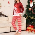 thumbnail image 1 of Conjunto de pijamas a juego para familia, cómodo conjunto a juego de 2 piezas, ropa para el hogar para padres e hijos, 1 of 7