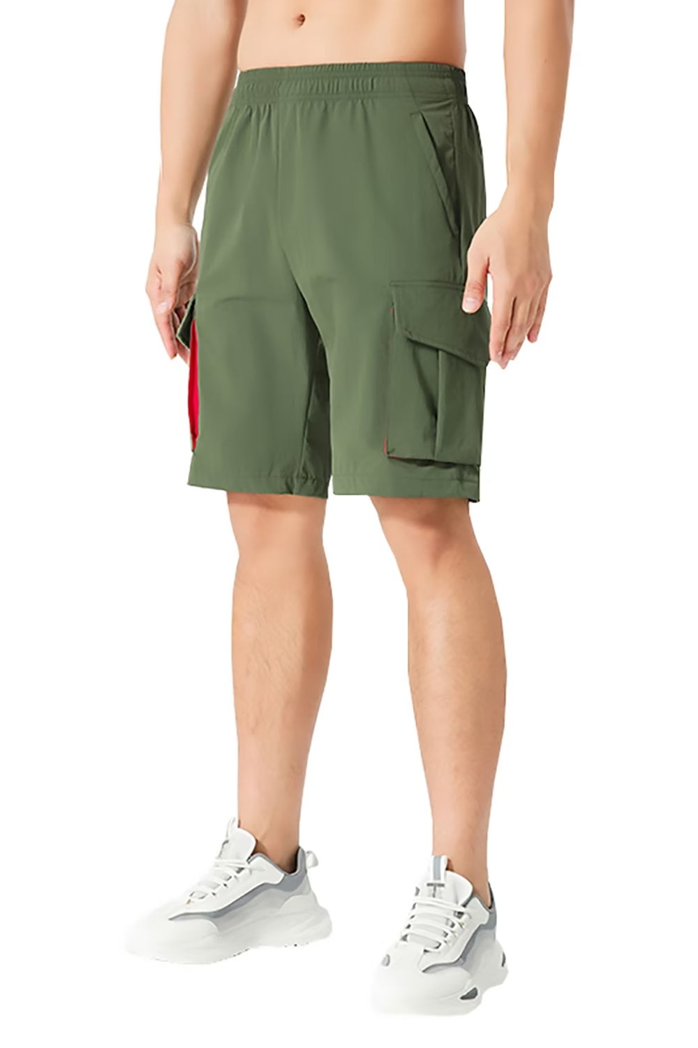 Men's Hiking Cargo Shorts Quick Dry Outdoor Travel Shorts for Men with