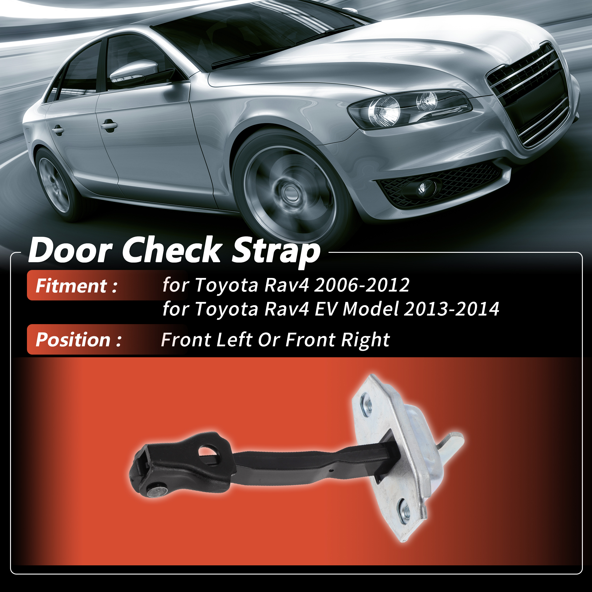 Unique Bargains Door Strap for Toyota Rav4 06-12 Rav4 EV Model 13-14 No.6861042020