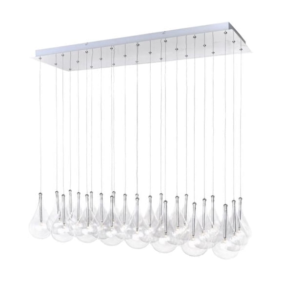 E20118-18 ET2 Lighting Larmes-24 Light Pendant in Modern style-14 Inches wide by 8 inches high