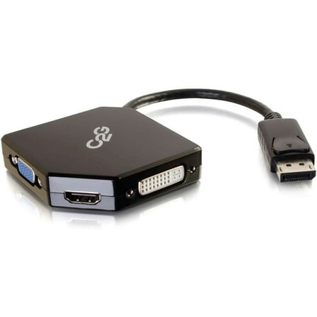 C2G 54340 Displayport To HDMI,VGA,Or DVI Adapter Converter