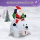 thumbnail image 4 of Decoración inflable de Papá Noel con luz LED que brilla intensamente, estatua de Papá Noel, regalos de Año Nuevo FLhrweasw Nuevo, 4 of 9