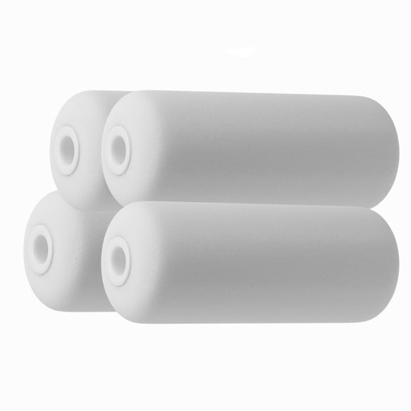 Bearback Hypoallergenic Lotion Applicator Replacement Foam Rollers | Set of Four Smooth, High Density Foam Rollers
