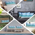 thumbnail image 6 of Ocean Blue Body Pillow Covers 20"x60", Beach Nature Coast Sea Shore Sky Seawater Soft Brushed Microfiber Breathable Throw Pillow Covers, Pillowcase with Zipper for Couch Sofa Bedroom Living Room, 6 of 9