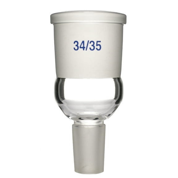 Expansion Adapter, 34/35 Socket Size, 19/26 Cone Size, Borosilicate Glass - Eisco Labs