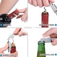 thumbnail image 5 of Tire-bouchon de Bière en Acier Inoxydable Multifonctionnel, pour Serveurs, Barmans, Amateurs de Vin, 5 of 5