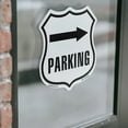 thumbnail image 4 of Parking Right (2 Pack) 12 inch X 12 inch Shield Shaped Heavy Duty 3.2 mil Vinyl Decals Weather Resistant Made in the USA, 4 of 5