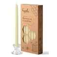 thumbnail image 5 of Hyoola, 10 inch Handmade All Natural Beeswax Unscented Taper Candles - White - 10 Hour (12 Pack), 5 of 6
