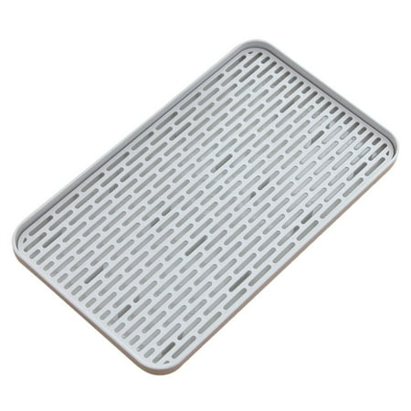 

NUOLUX 1PC Double Layers Cup Drain Tray Home Plastic Drain Tray (Size Large)