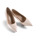 thumbnail image 6 of Zhabtuc Women Sexy High Heels Pointed Toe Stiletto Heels Closed toe Pumps Slip On Heels Prom Shoes Nude Size 7, 6 of 7