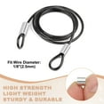 thumbnail image 4 of Uxcell Aluminum Crimping Loop Sleeve Wire Rope Stop Sleeve Round Crimp Ferrules for Wire Rope 0.11 inch, 4 of 7