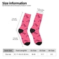 thumbnail image 2 of Balery Leopard Print Calcetas Largas con Estampado para Hombre y Mujer – Suaves y Transpirables, Talla Única (US 5-11), 2 of 6