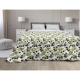 thumbnail image 1 of Italy Down Alternative Comforter, Mediterranean Olive Branches with Leaves Designed in Shades of Green, Microfiber Quilt for All Season, 5 Sizes, Pale Camel and Multicolor, by Ambesonne, 1 of 3
