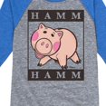 thumbnail image 3 of Toy Story 4 - Type Block Hamm - Toddler & Youth Raglan Graphic T-Shirt, 3 of 4