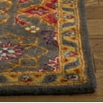 thumbnail image 4 of SAFAVIEH Heritage Jamison Floral Wool Area Rug, Charcoal/Multi, 3' x 5', 4 of 7